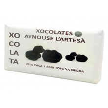 Chocolate Aynouse 70% con Trufa Negra 100 gramos