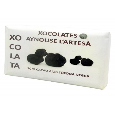 Xocolata Aynouse 70% amb Tòfona Negra 100 grams