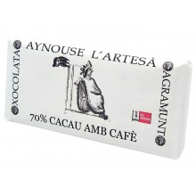 Xocolata Aynouse 70% amb Cafè 125 grams